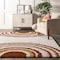 Nuloom Dotty Half Sunset Shag Area Rug 2ft 6in x 6ft OZEZ07A-2606 - alternate 3